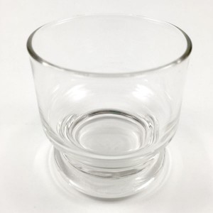 Narrow Base Glass Cup (close-up)