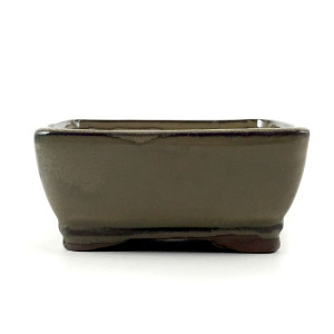 Rectangular Glazed Ceramic Bonsai Pot