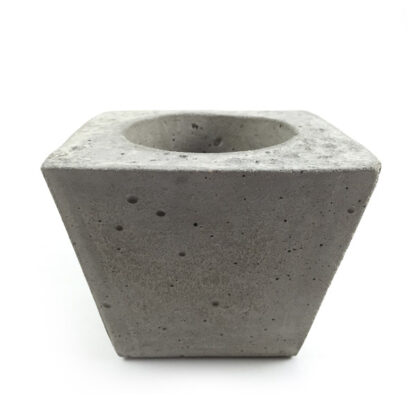 Concrete Tapered Cube Vase